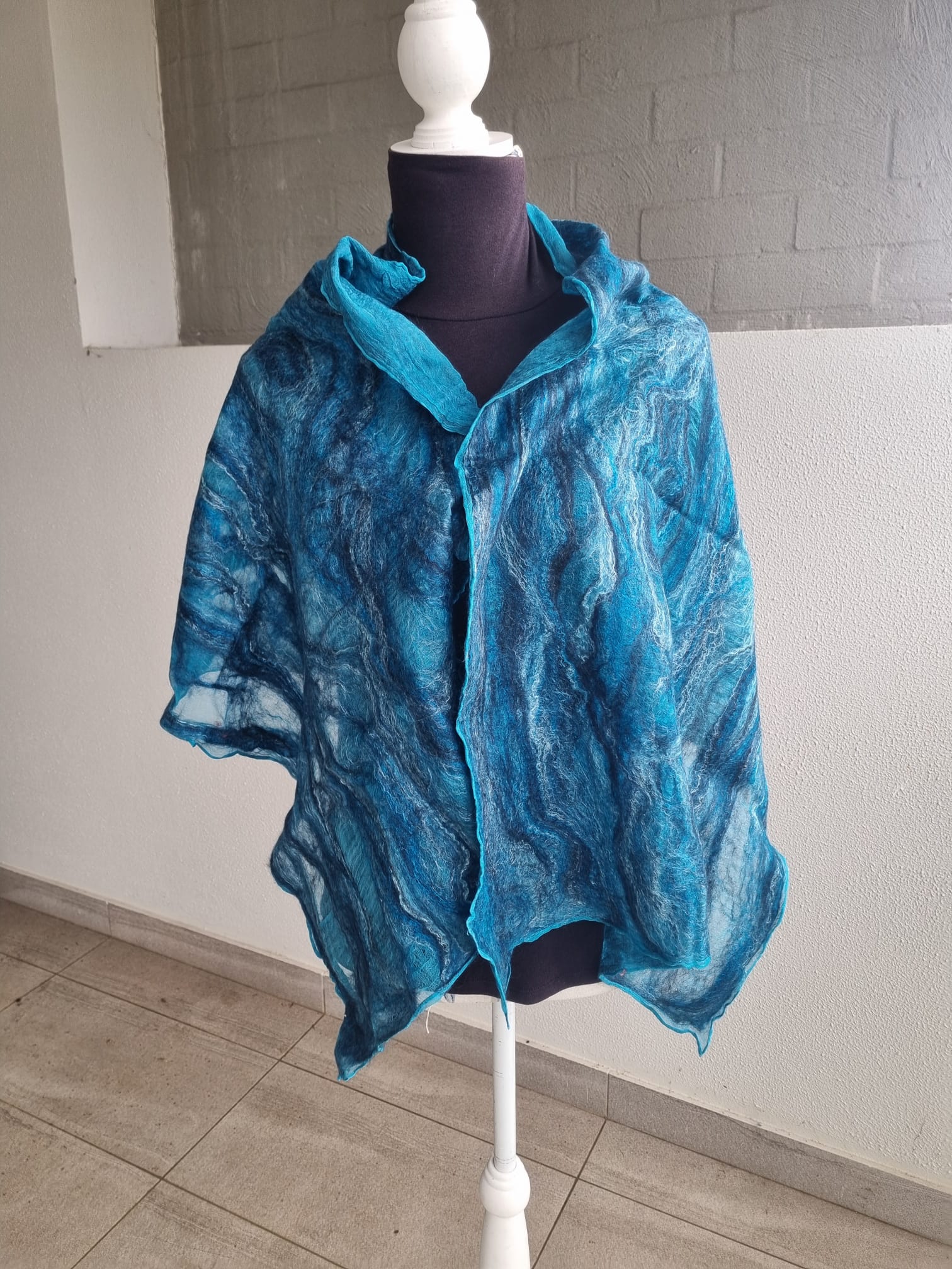 Summer Shawl nuno felt scarf